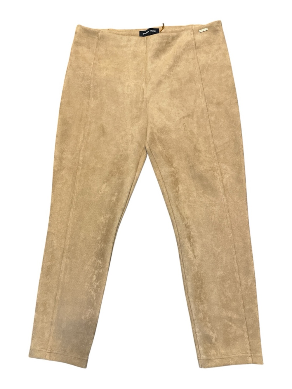 Ivanka Trump Women's Tan Suede draws adds Leggings Size Large